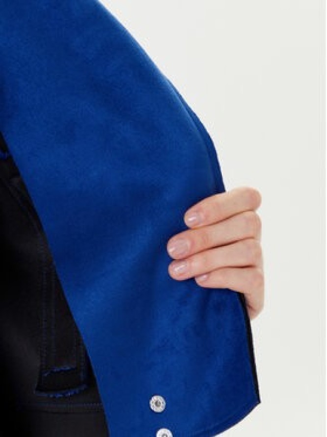 Morgan Kurtka z imitacji skóry 241-GOUSMI Niebieski Regular Fit