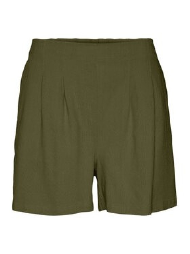 Vero Moda Szorty materiałowe Jesmilo 10279694 Zielony Regular Fit