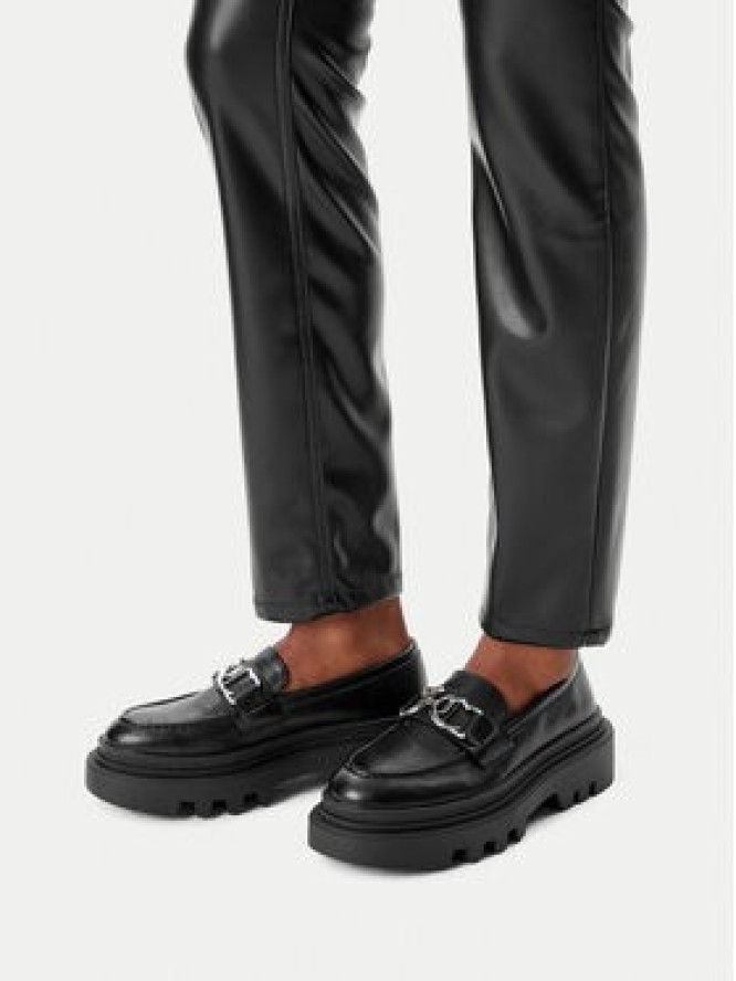 Juicy Couture Loafersy CEO-HY63020S-6 Czarny