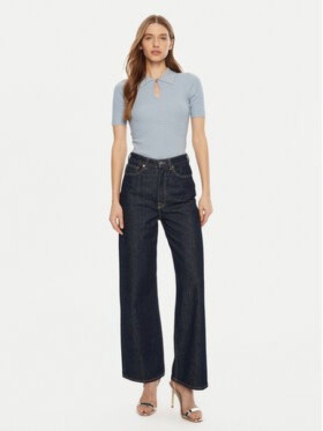 Guess Sweter W5RR10 Z2Y72 Błękitny Regular Fit