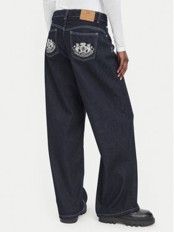 Juicy Couture Jeansy JCJDJE126952 Niebieski Wide Leg