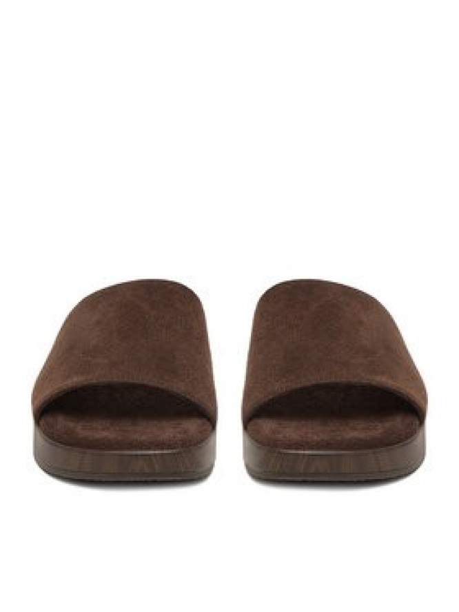 GINO ROSSI Klapki EO-LZRL0558-84 Brązowy