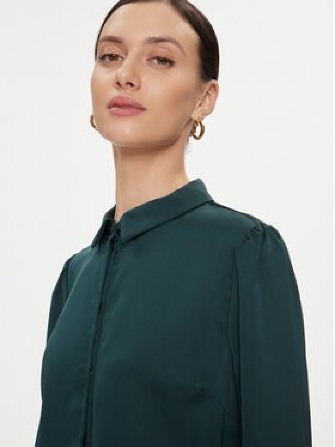 Vila Koszula 14063320 Zielony Regular Fit