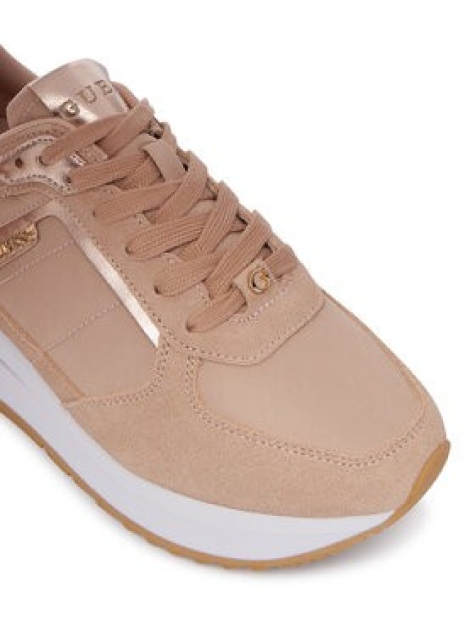 Guess Sneakersy FLTEG5 LEA12 Różowy