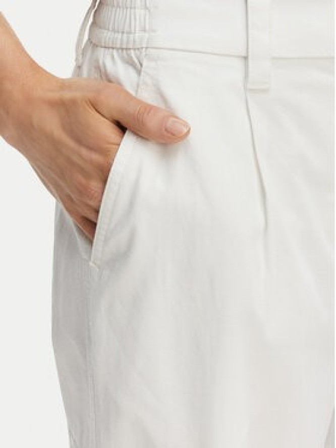 Calvin Klein Jeans Spodnie cargo LV047F623G Écru Relaxed Fit