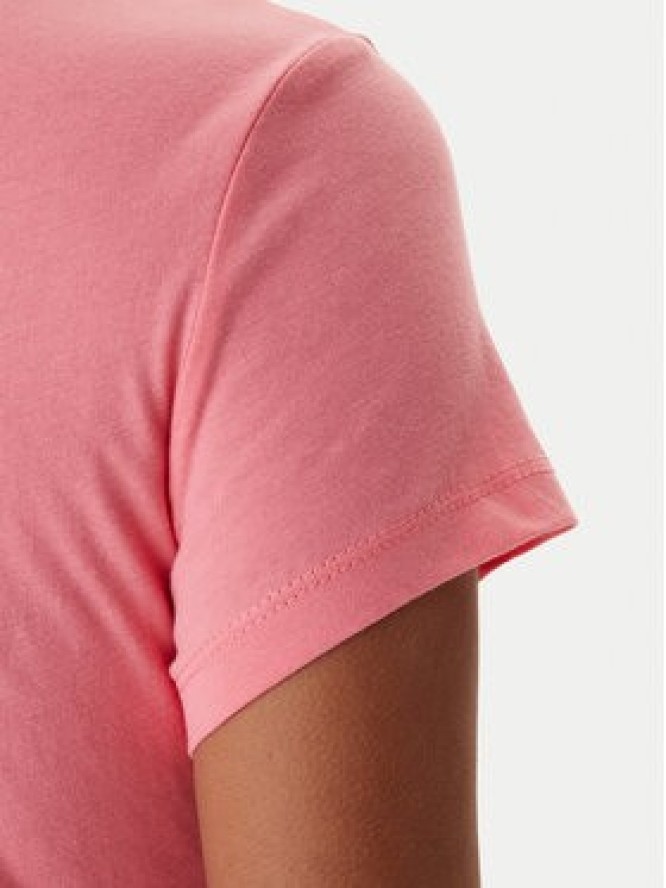 Tommy Jeans T-Shirt DW0DW22273 Różowy Slim Fit