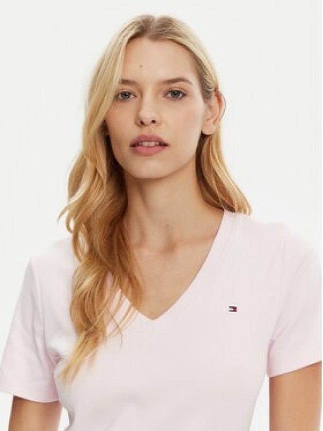 Tommy Hilfiger T-Shirt New Cody WW0WW40584 Różowy Slim Fit