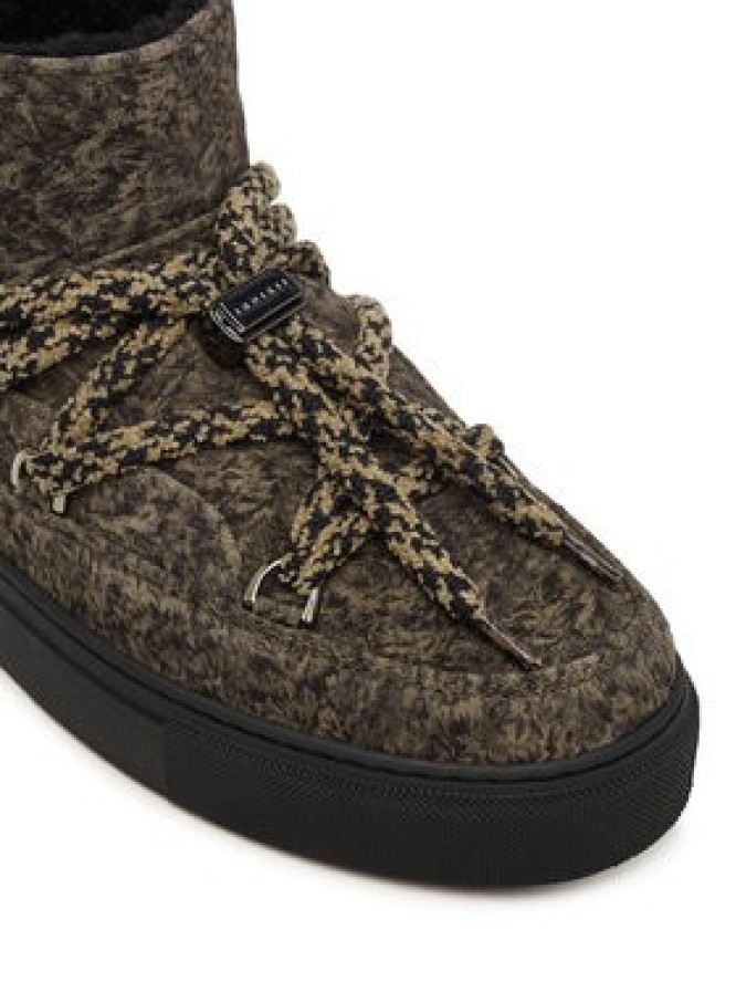 Inuikii Śniegowce Classic Low Camouflage 1001.001.0581 Zielony ciemny