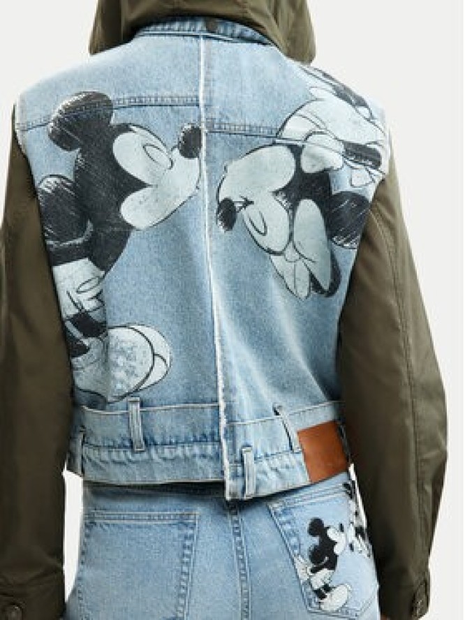 Desigual Kurtka jeansowa Kiss Mic 26SWED07 Niebieski Regular Fit