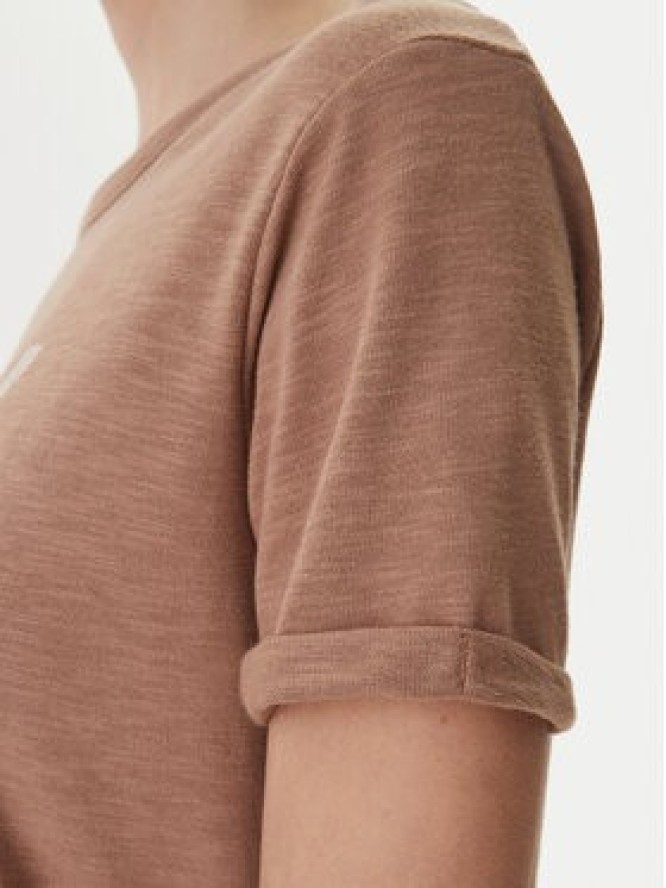Roxy T-Shirt ERJZT06024 Brązowy Regular Fit