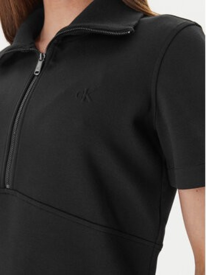 Calvin Klein Sukienka codzienna LV044F207G Czarny Regular Fit