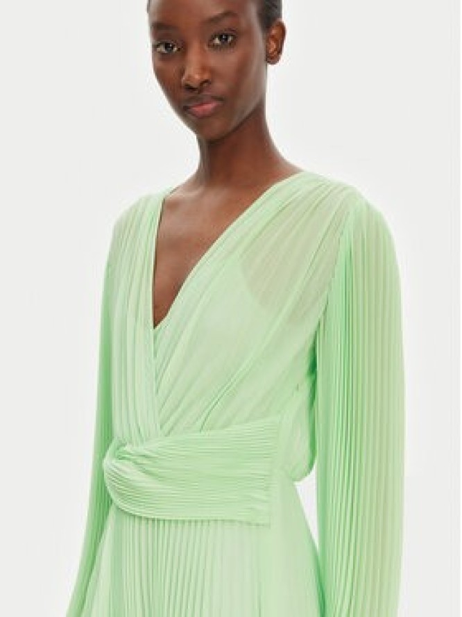 TWINSET Sukienka koktajlowa 251TP2330 Zielony Regular Fit