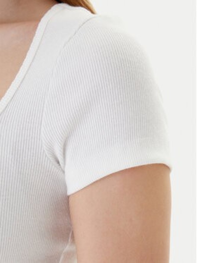 Tommy Jeans T-Shirt DW0DW21837 Biały Slim Fit