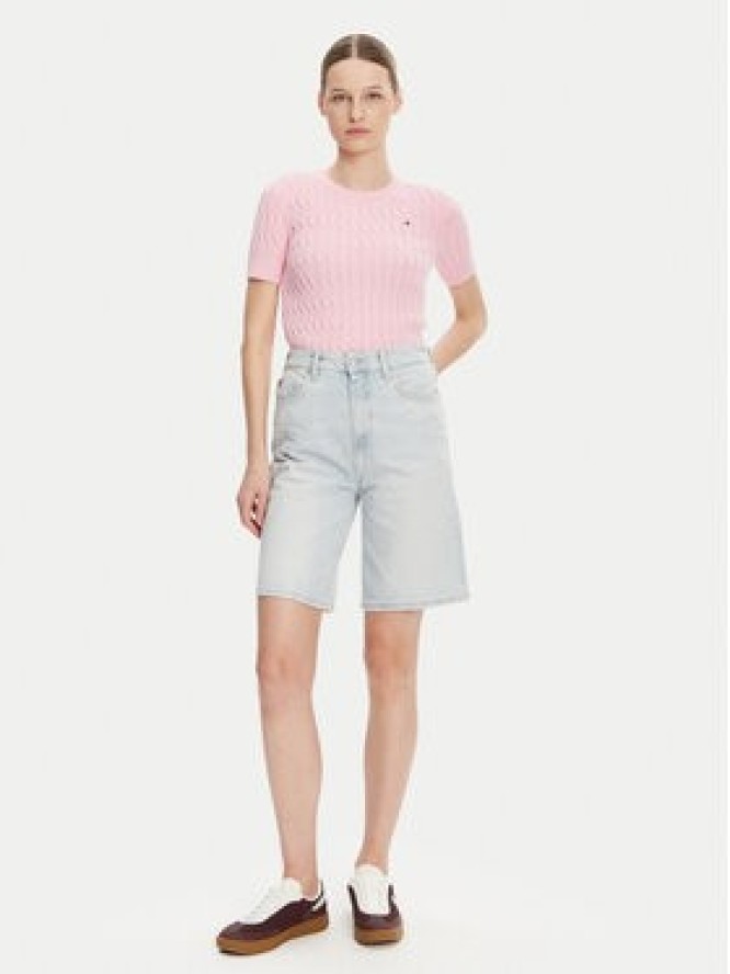 Tommy Hilfiger Sweter WW0WW38744 Różowy Regular Fit