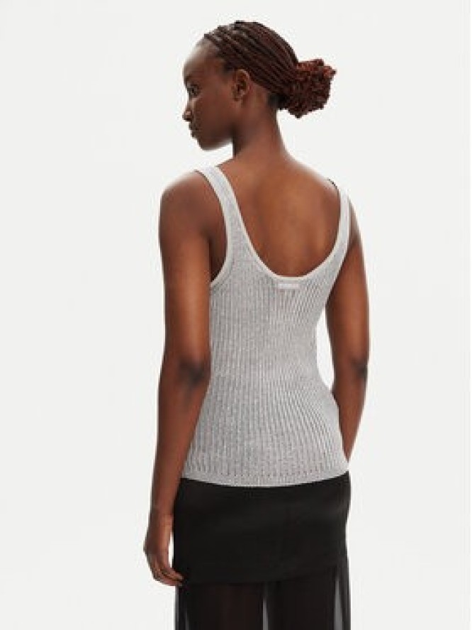 PINKO Sweter Noha 105148 A2LO Szary Regular Fit