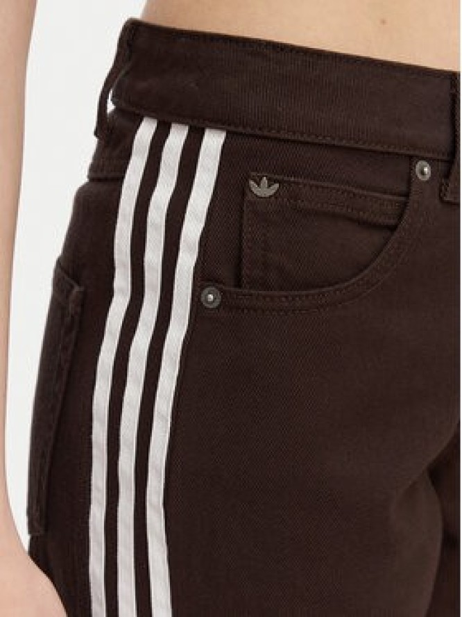 adidas Jeansy Firebird KD2934 Brązowy Loose Fit