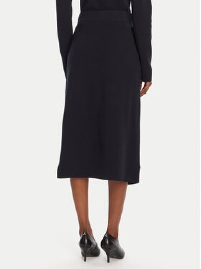 BOSS Spódnica midi Feliora 50542878 Granatowy Regular Fit