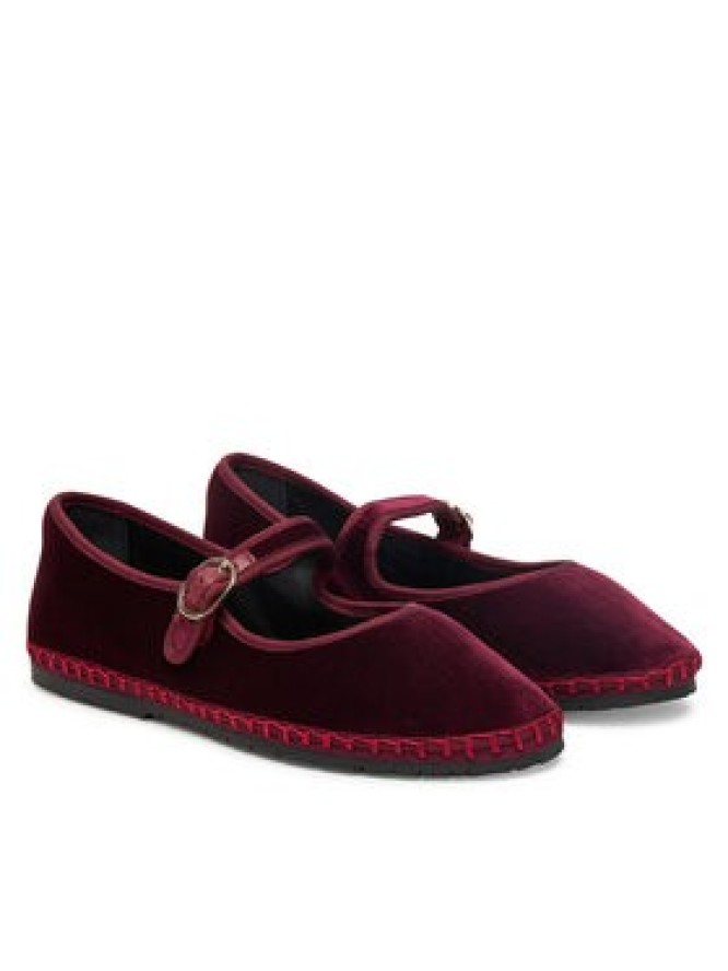 Nokwol Półbuty Mel Bordowy