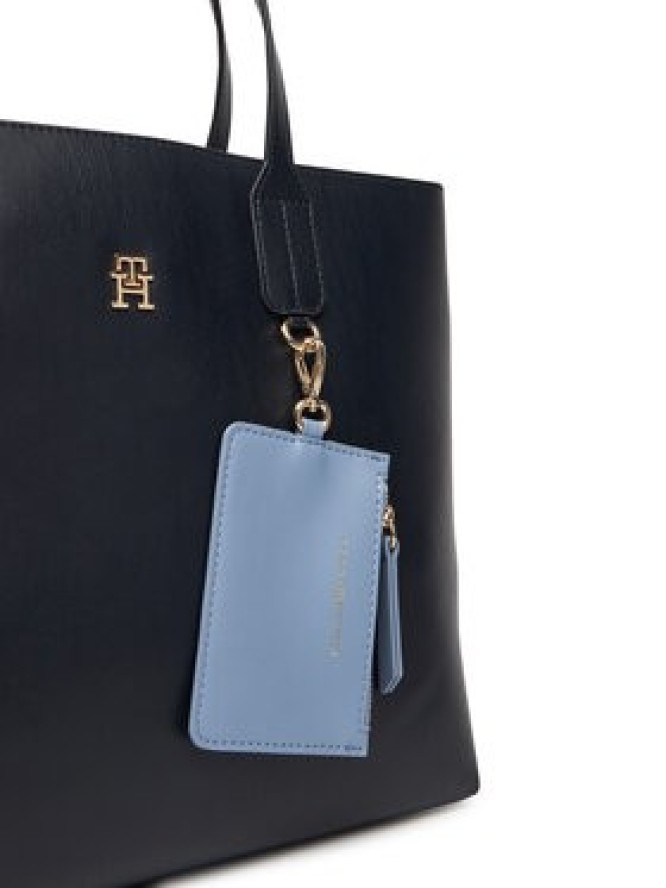 Tommy Hilfiger Torebka Th Icon Satchel AW0AW17683 Granatowy