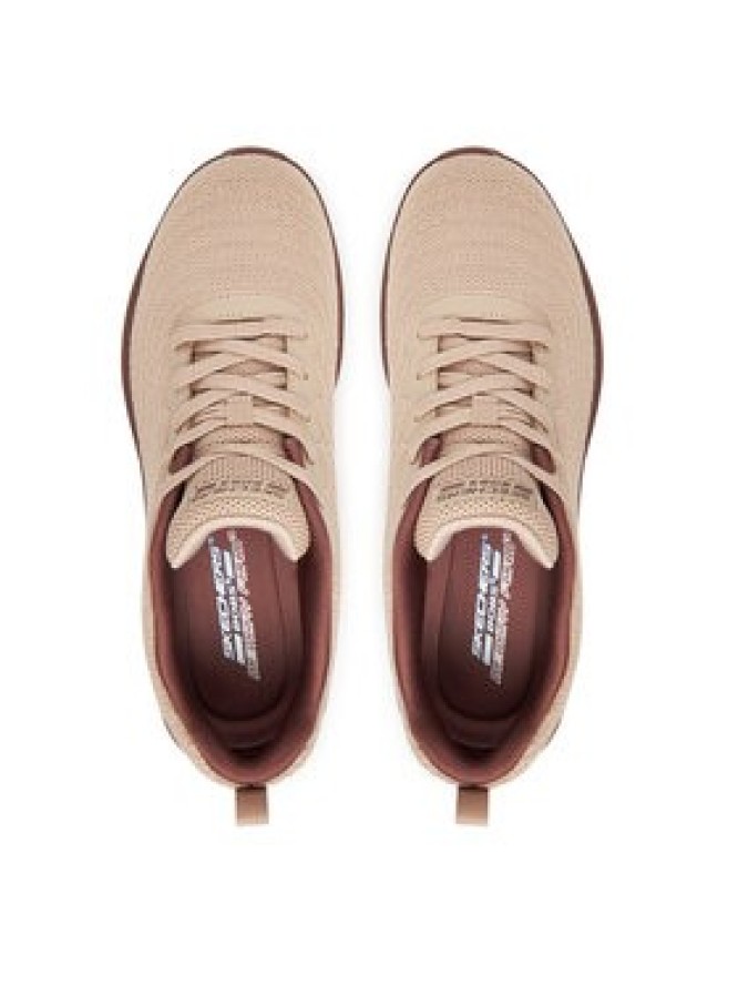 Skechers Sneakersy Bobs Moda Flex 117731/NAT Beżowy