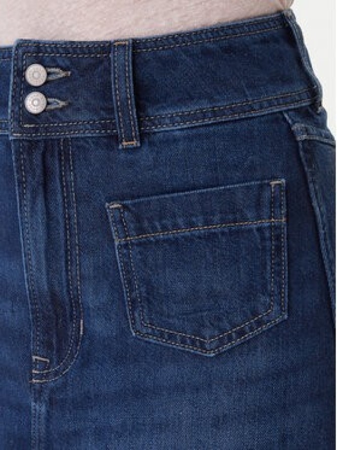 BOSS Spódnica jeansowa 50559404 Niebieski Regular Fit