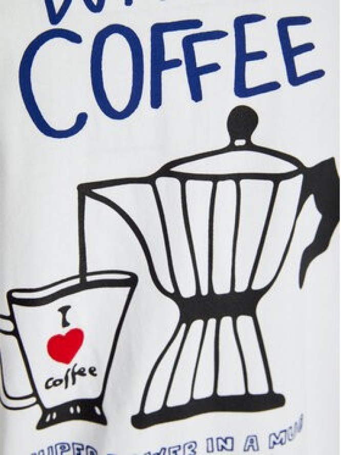 JJXX T-Shirt Nina 12273776 Biały Loose Fit