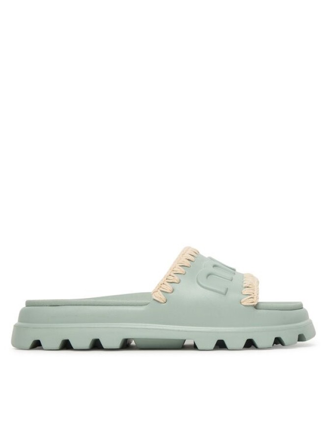 Mou Klapki MU.SW661000N Zielony