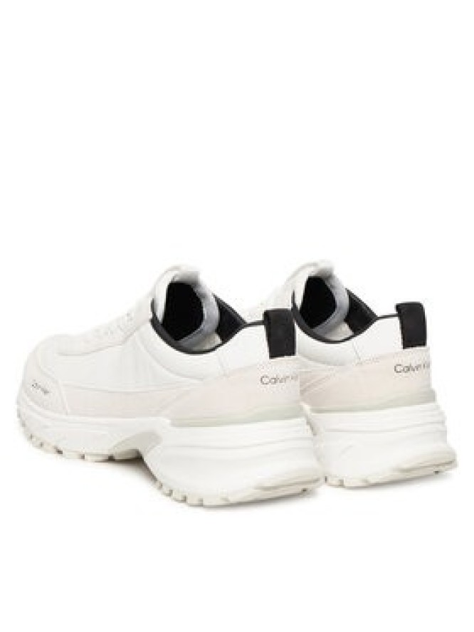 Calvin Klein Sneakersy Hike Runner Mg Nylon Mix YW0YW02075 Biały