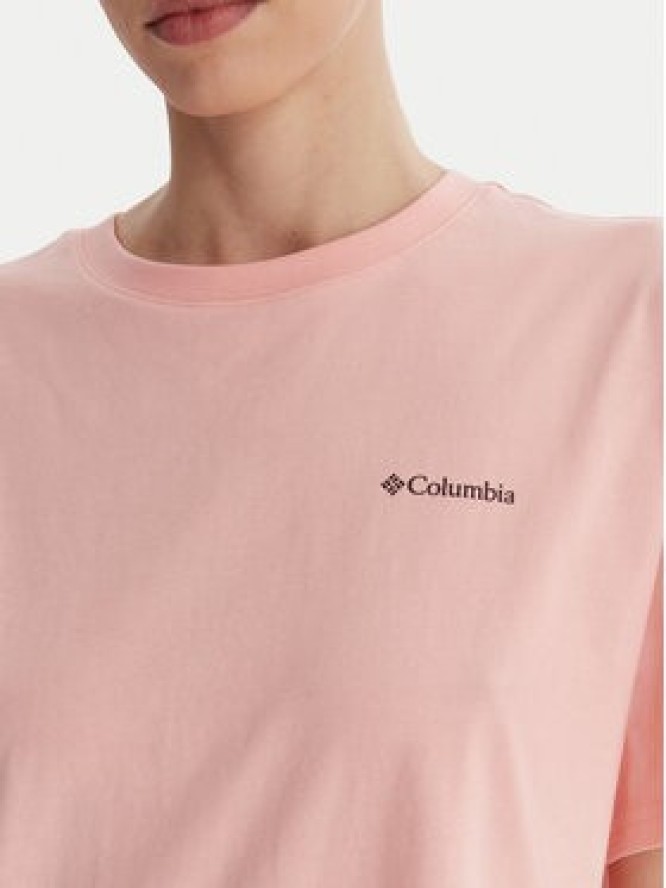 Columbia T-Shirt Rolling Bend™ 2120031 Różowy Oversize