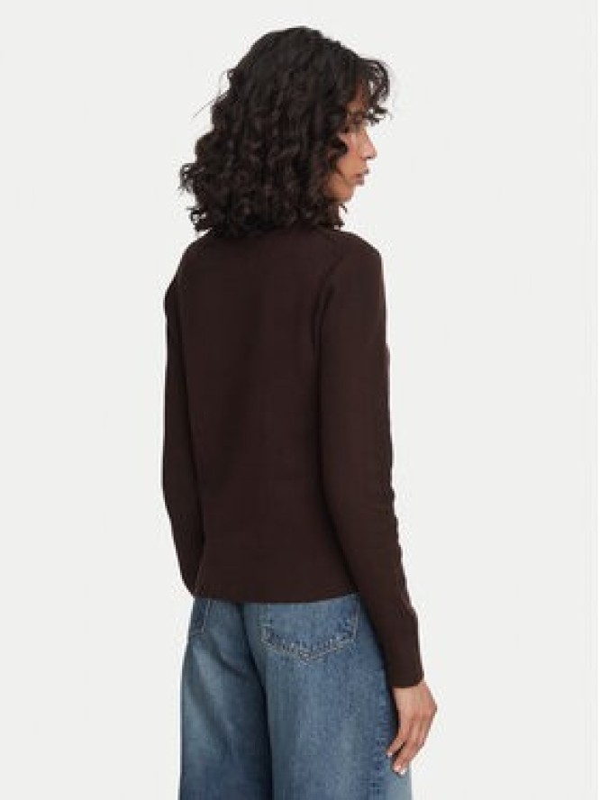 Tommy Hilfiger Sweter WW0WW52298 Brązowy ciemny Regular Fit