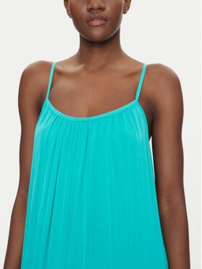 Dixie Sukienka letnia A207W018A Turkusowy Regular Fit