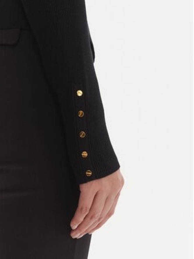 Elisabetta Franchi Kardigan MK-49S-57E2 Czarny Slim Fit