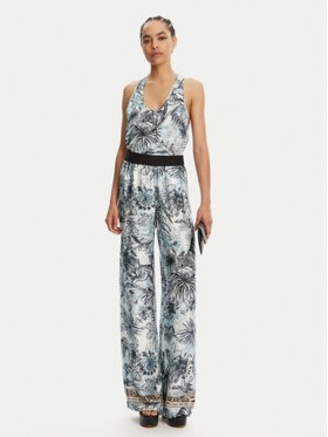 Just Cavalli Spodnie materiałowe 78PAA120 Niebieski Loose Fit