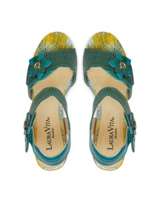 Laura Vita Sandały Hucbio 05 Turkusowy