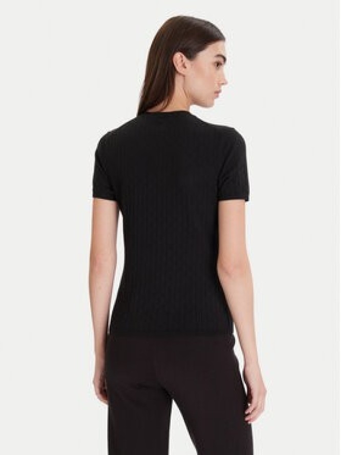 Calvin Klein T-Shirt LV044D308G Czarny Slim Fit