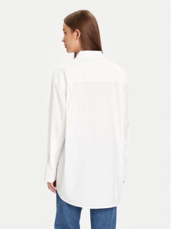 Marc O'Polo Koszula 508 1134 42221 Biały Boyfriend Fit