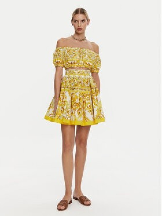 Dolce&Gabbana Bluzka F755RT HH5BA Żółty Regular Fit