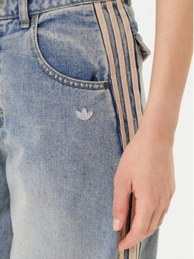 adidas Jeansy Premium Essentials JY2868 Niebieski Wide Leg