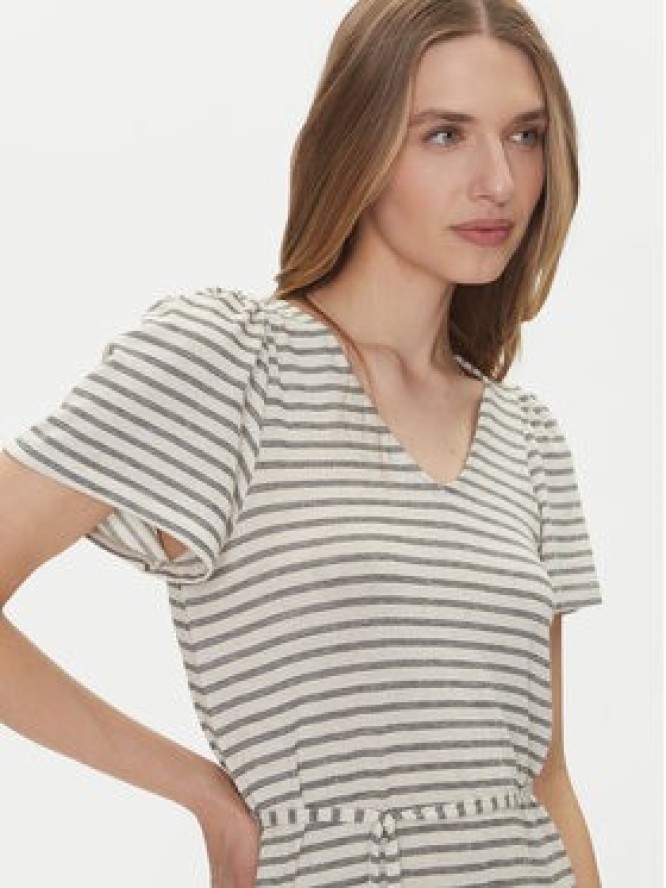 Vero Moda Sukienka letnia Gina 10325612 Beżowy Regular Fit