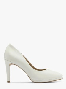 Kremowe czółenka na szpilce