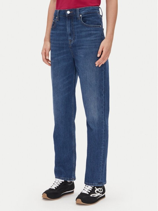 Tommy Jeans Jeansy Layla Hr Slim Str Bi0152 Co DW0DW20054 Granatowy Regular Fit