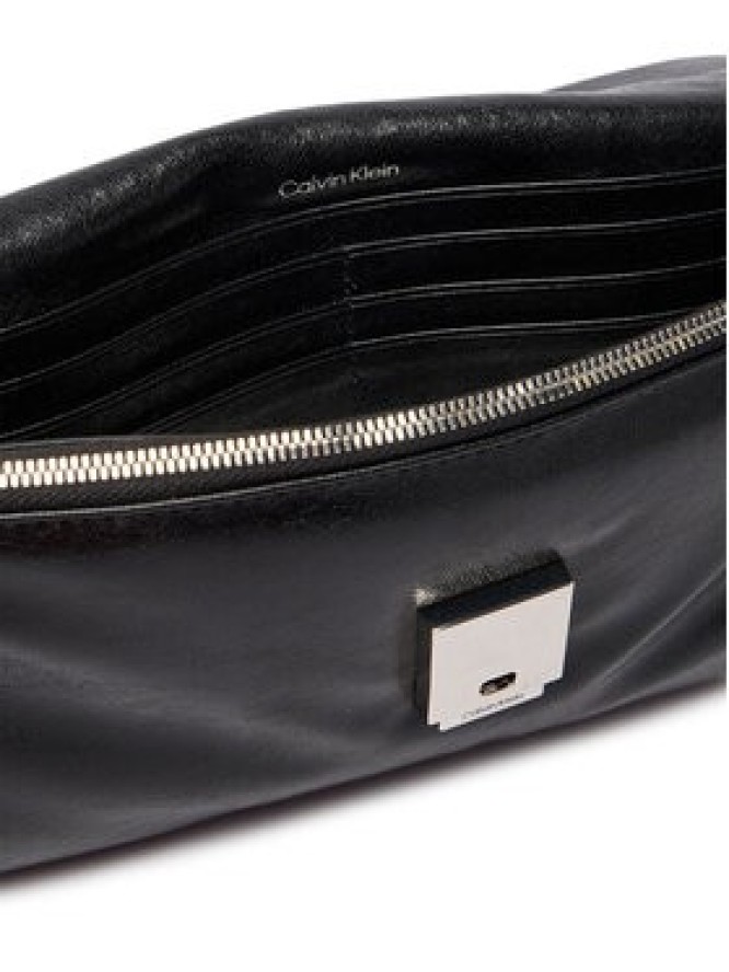 Calvin Klein Torebka Emblem Hw Padded Clutch LV04F1240G Czarny