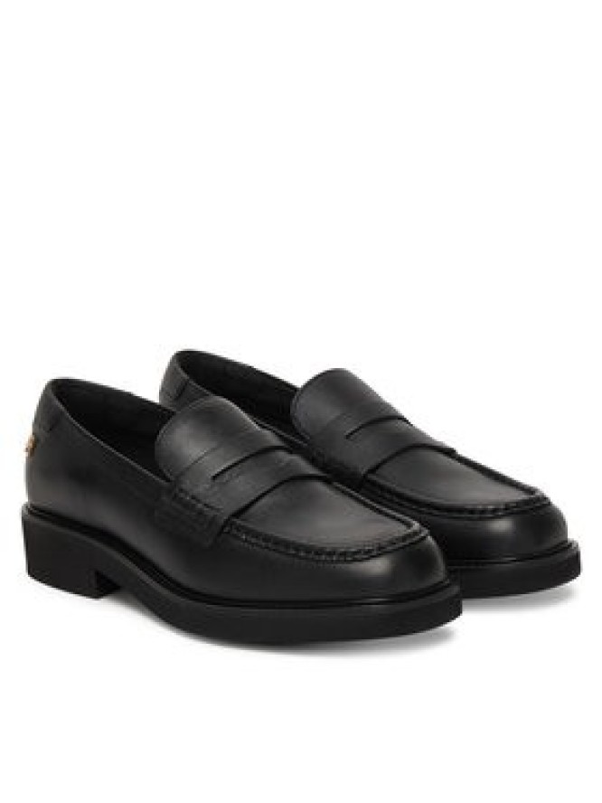 Tommy Hilfiger Loafersy Elettra Penny Leather FW0FW09360 Czarny