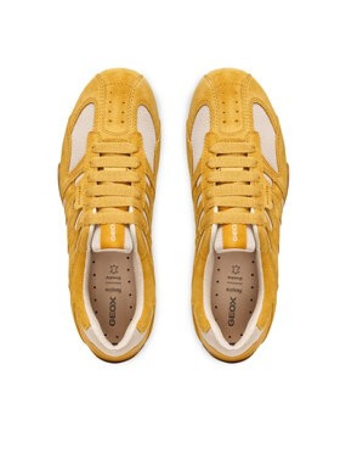 Geox Sneakersy D Snake Original D65B0A 01420 C2V1S Żółty
