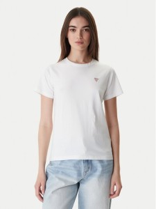 Guess Jeans T-Shirt W4YI10 J1314 Biały Regular Fit