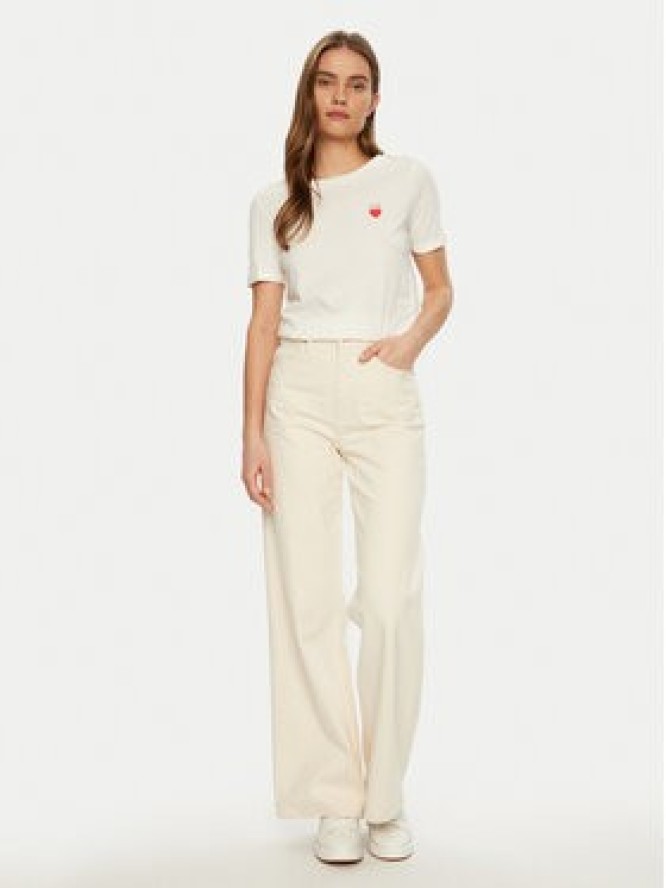 JDY T-Shirt Kitty 15318845 Biały Regular Fit