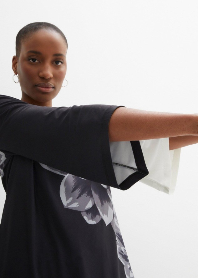 Tunika shirtowa z nadrukiem