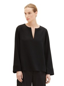 Tom Tailor Bluzka w kolorze czarnym rozmiar: 34