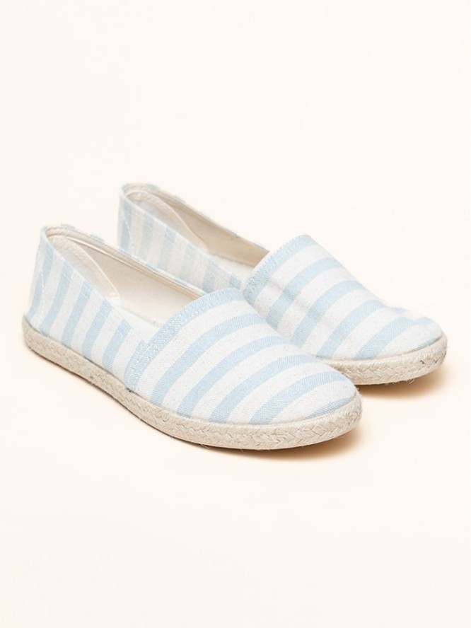 kitz-pichler Espadryle "Camping Linen duo" w kolorze białym rozmiar: 42