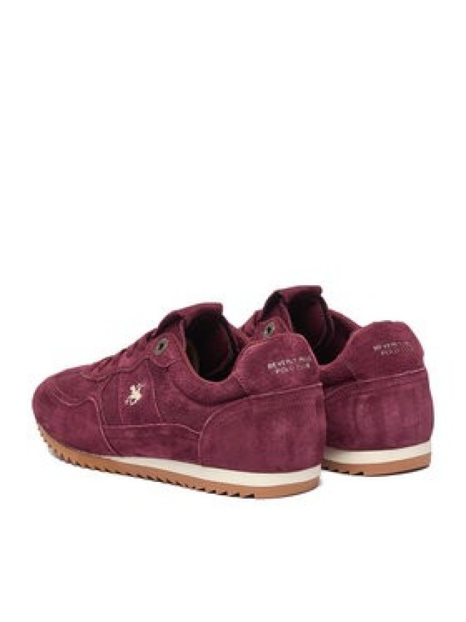 Beverly Hills Polo Club Sneakersy EO-WP40-FC-250104YX Bordowy